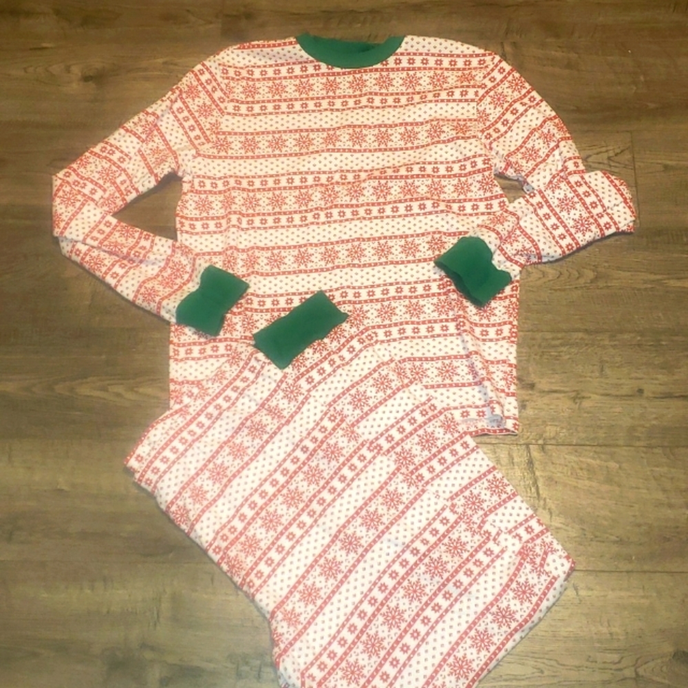 Carters adult Christmas pjs pajamas red white green NEW mensch or women's xxl